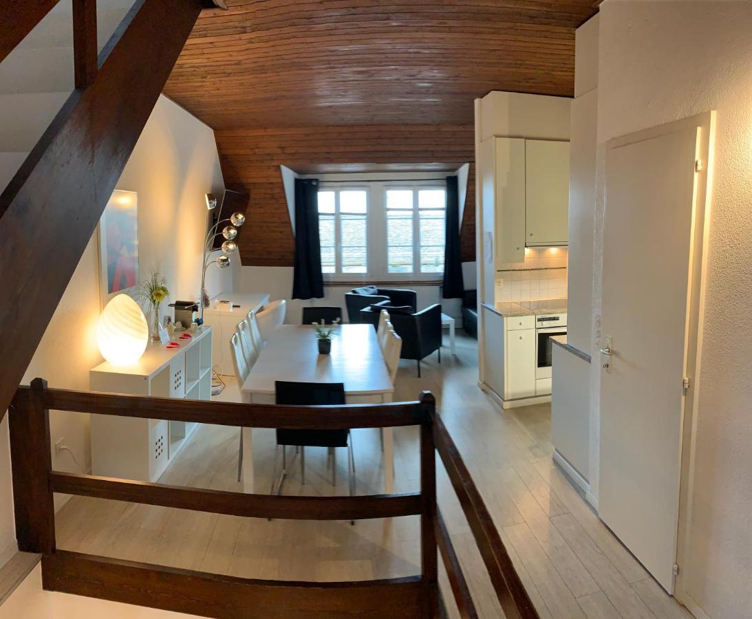 Luxury Duplex Vue Chateau Neuchâtel Kültér fotó