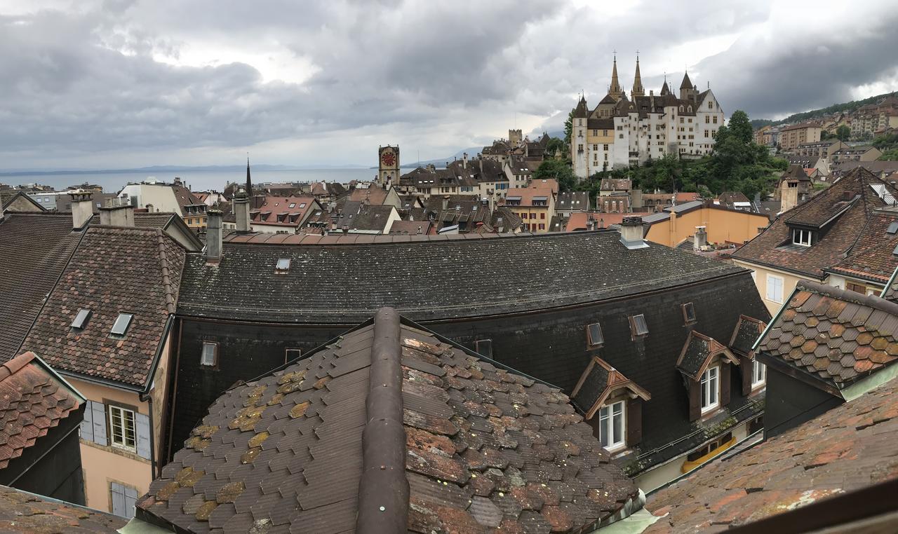 Luxury Duplex Vue Chateau Neuchâtel Kültér fotó