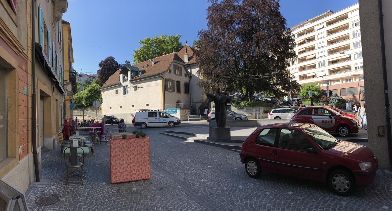 Luxury Duplex Vue Chateau Neuchâtel Kültér fotó